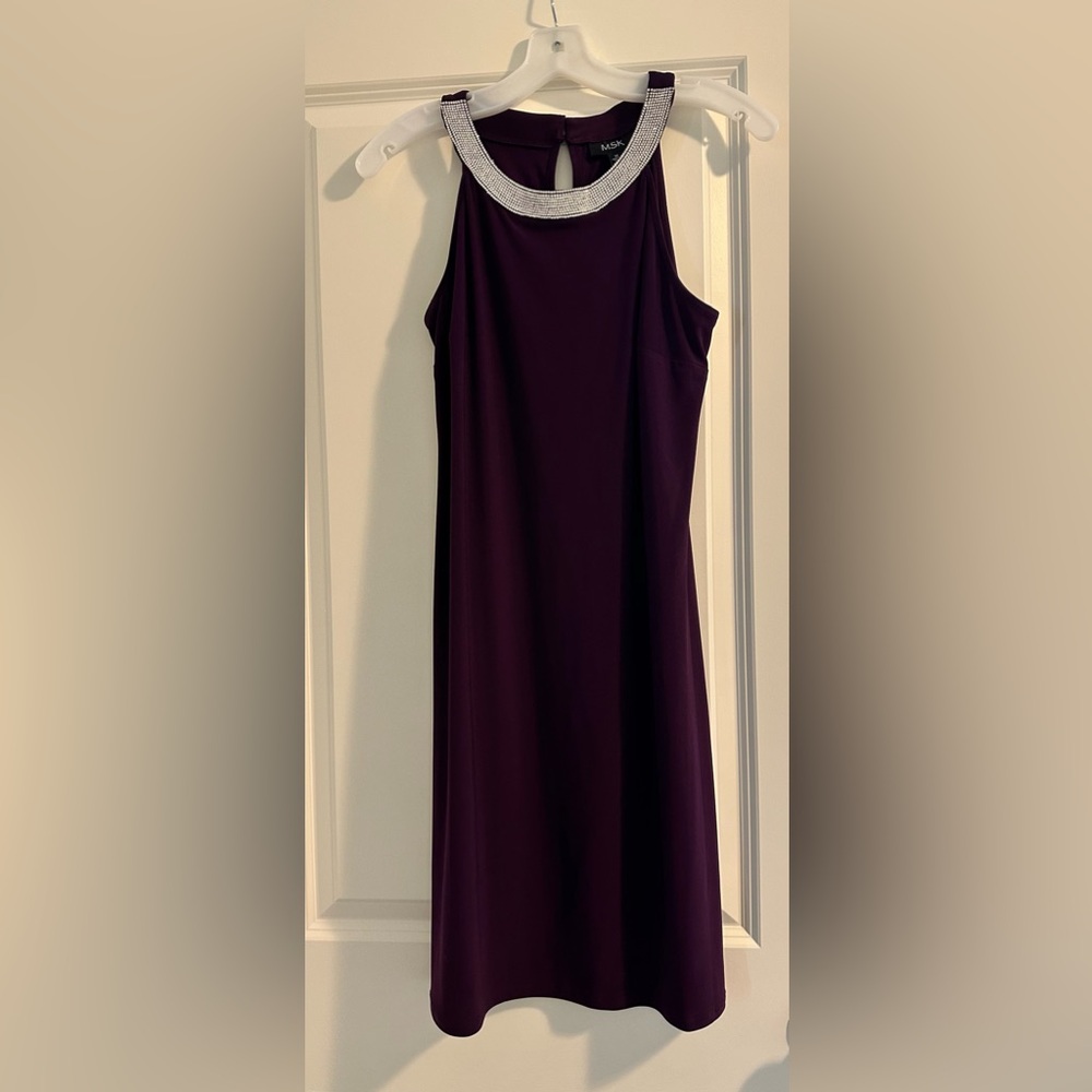 Short purple dress